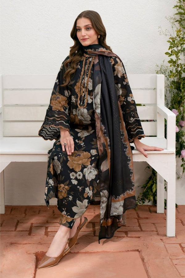 3PC Digital Printed Lawn Shirt With Digital Printed Dupatta-313